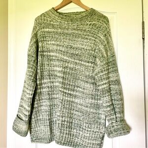 Old Navy Heather Green Tunic Sweater
